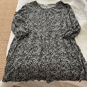 Women’s Old Navy Black and White Dress XXL NWT